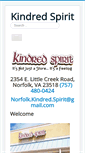Mobile Screenshot of kindredspiritnorfolk.com